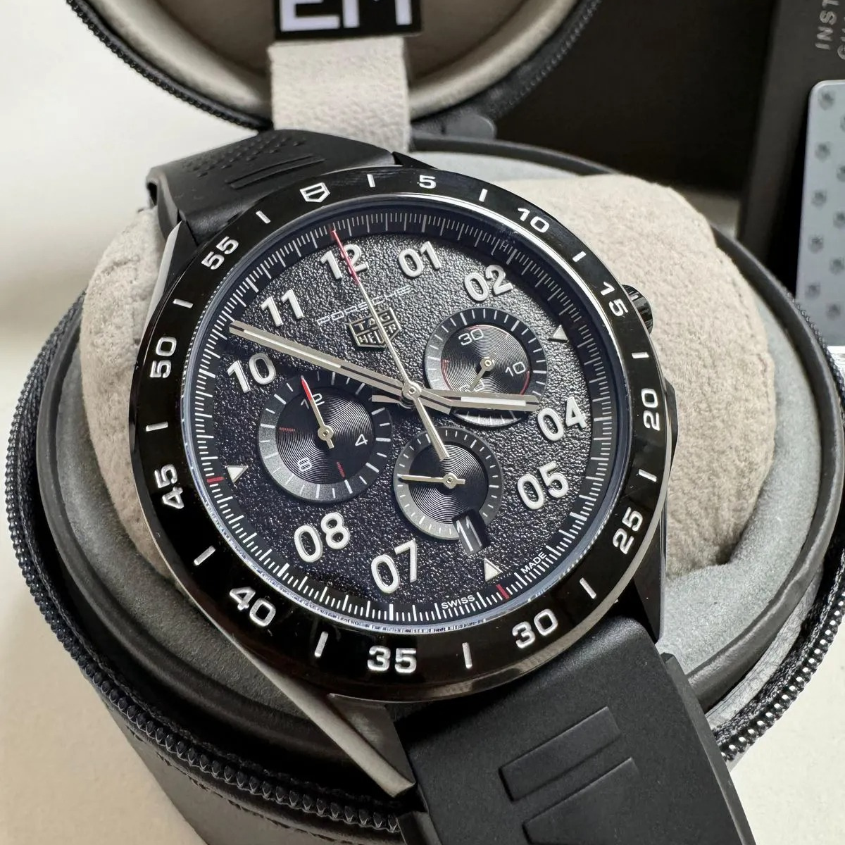 TAG Heuer Formula 1 Black Chronograph Rubber Strap