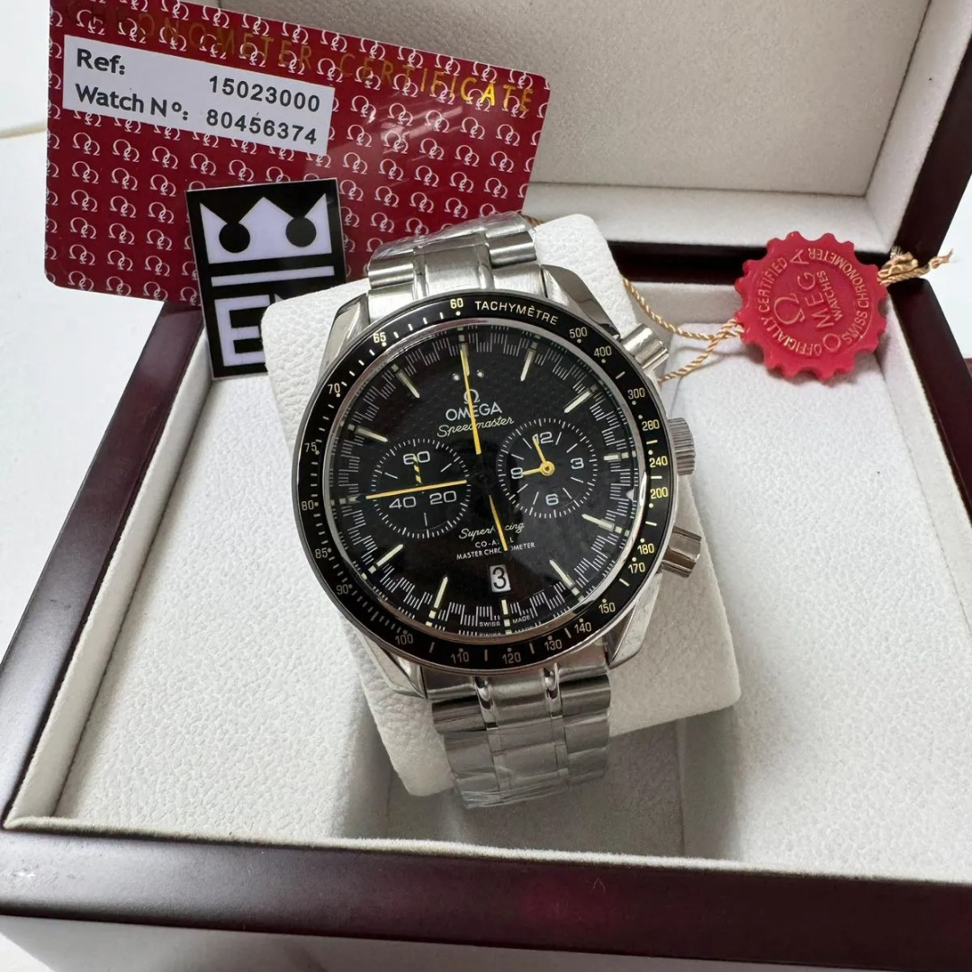 Omega Speedmaster Moonwatch Black – Stainless Steel Bracelet | Chronograph