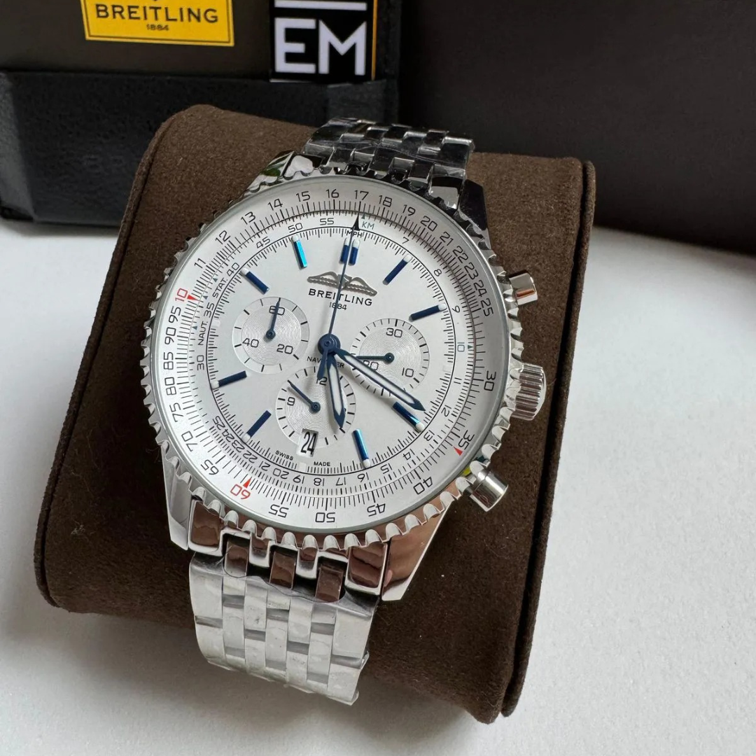 Breitling Navitimer Silver Stainless Steel