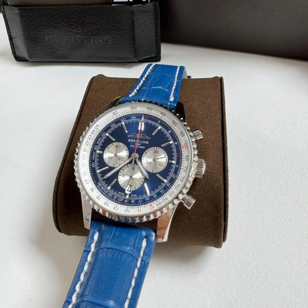 Breitling Navitimer Blue Leather