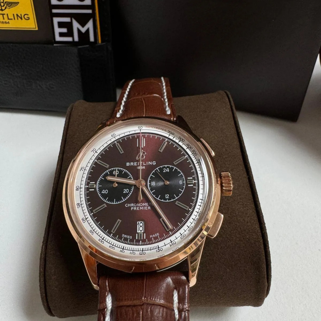 Breitling Premier B01 Chronometer Marron