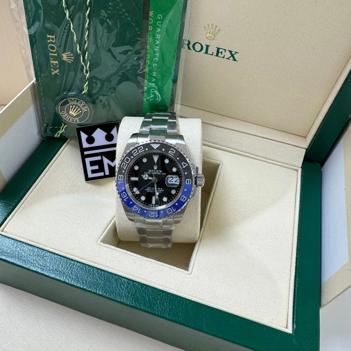Rolex GMT-Master II 116710 BLNR – Black/Blue Ceramic – 904L Stainless Steel