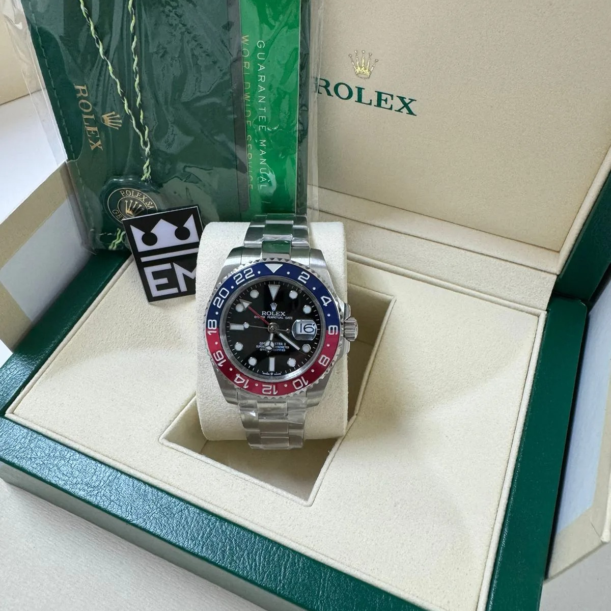 Rolex GMT-Master II 126710 BLRO – Red/Blue Ceramic – 904L Stainless Steel