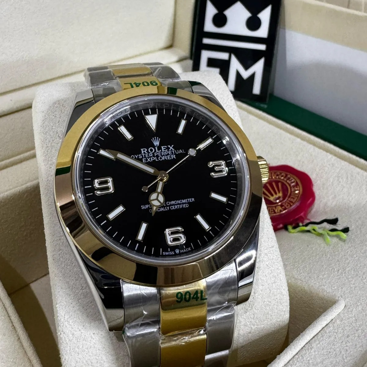 Rolex Explorer – Black Dial – Rolesor