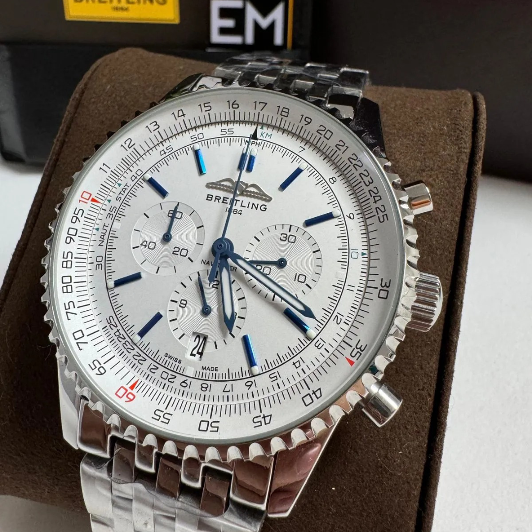 Breitling Navitimer Silver Stainless Steel