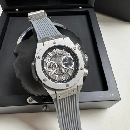 Hublot Big Bang Unico Silver Gray Skeleton