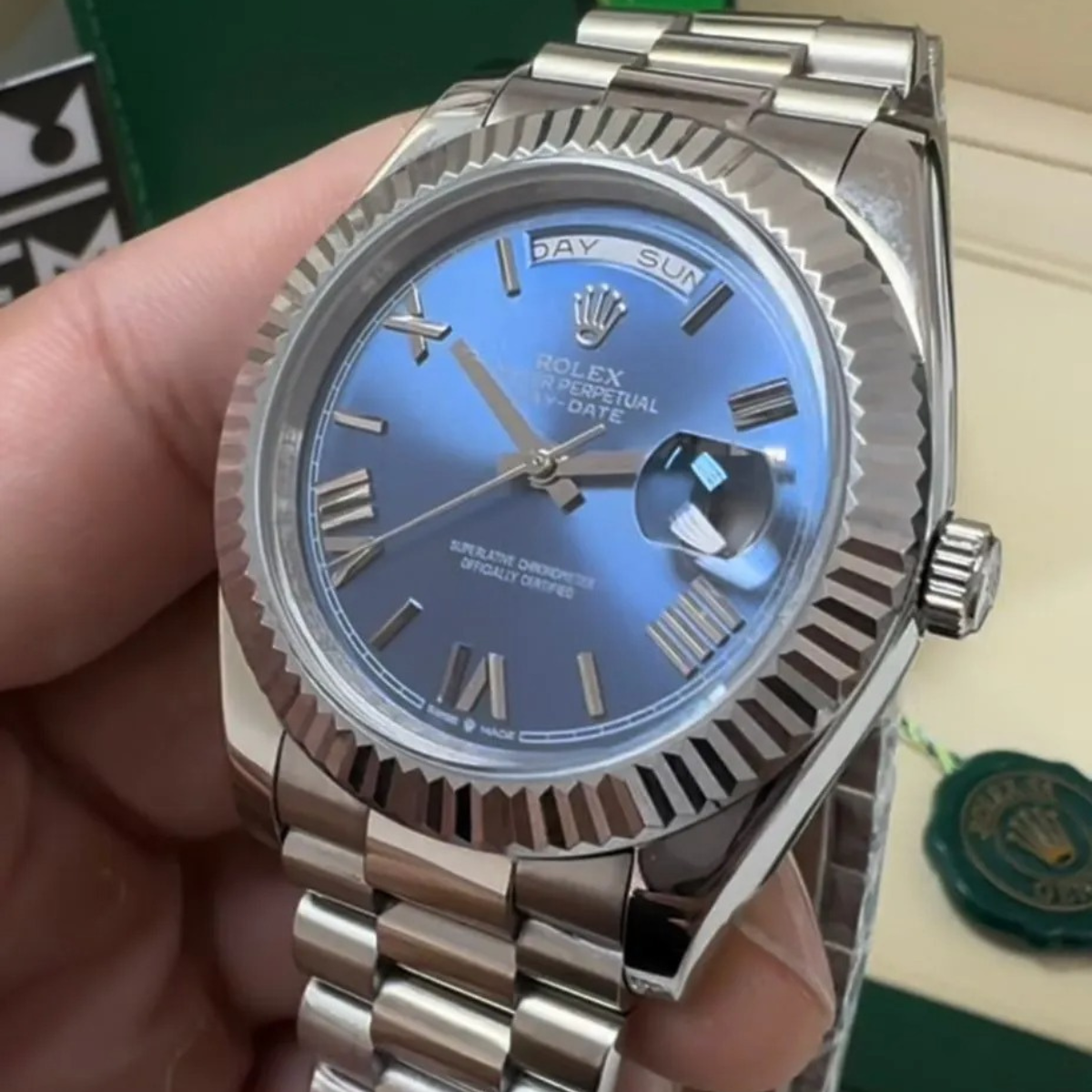 Rolex Day-Date 40 – Blue Dial