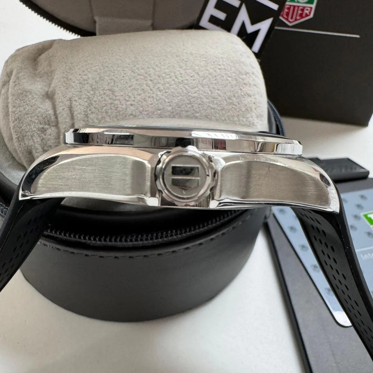 TAG Heuer Carrera Pendulum – Black & Stainless Steel
