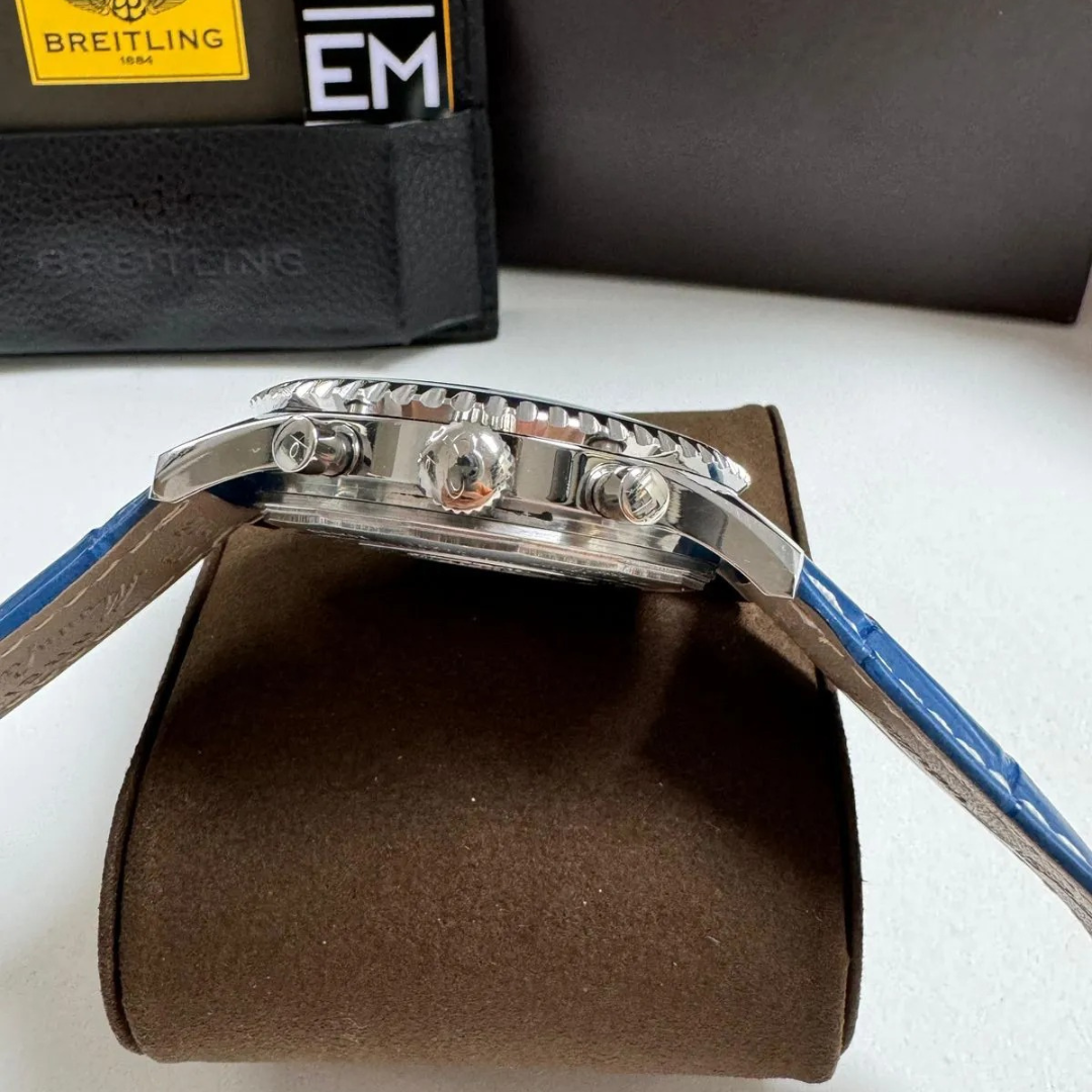 Breitling Navitimer Blue Leather