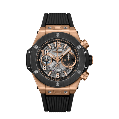 Hublot Big Bang Unico Rosé/Skeleton Dial.