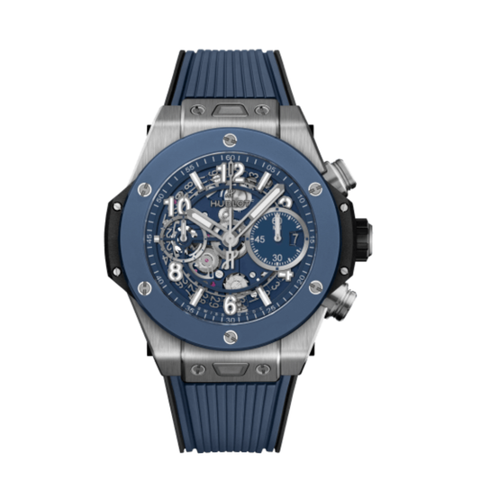 Hublot Big Bang Unico Blue Titan Skeleton