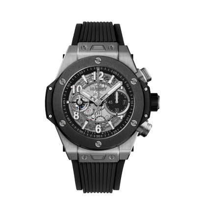Big Bang Unico Black Silver Skeleton