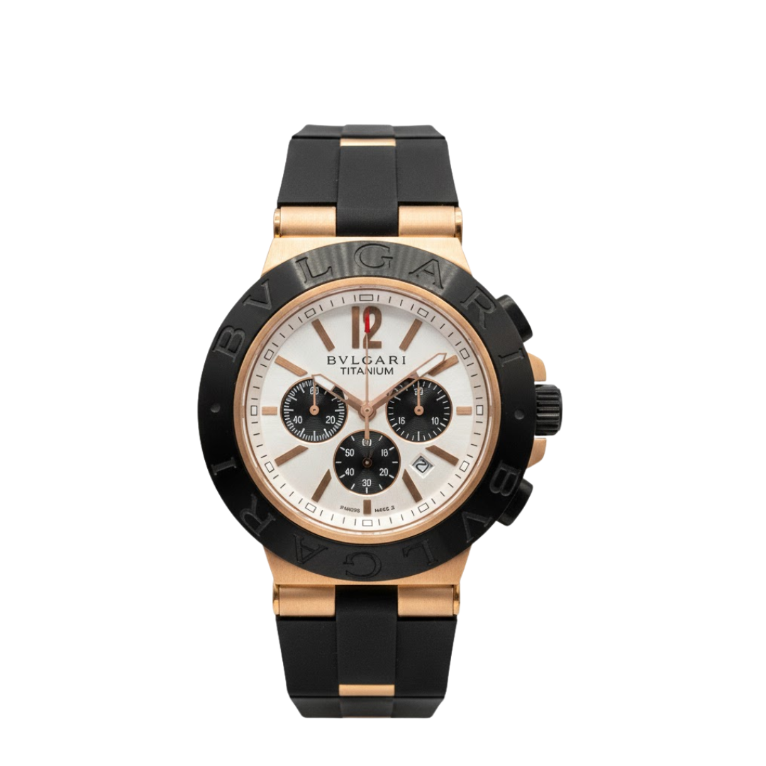 Bvlgari Aluminium Chronograph Cream
